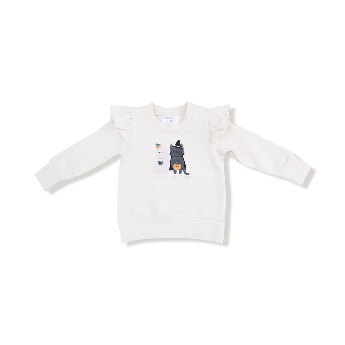 Trick or Treat Ruffle Sweatshirt- Trick or Treat