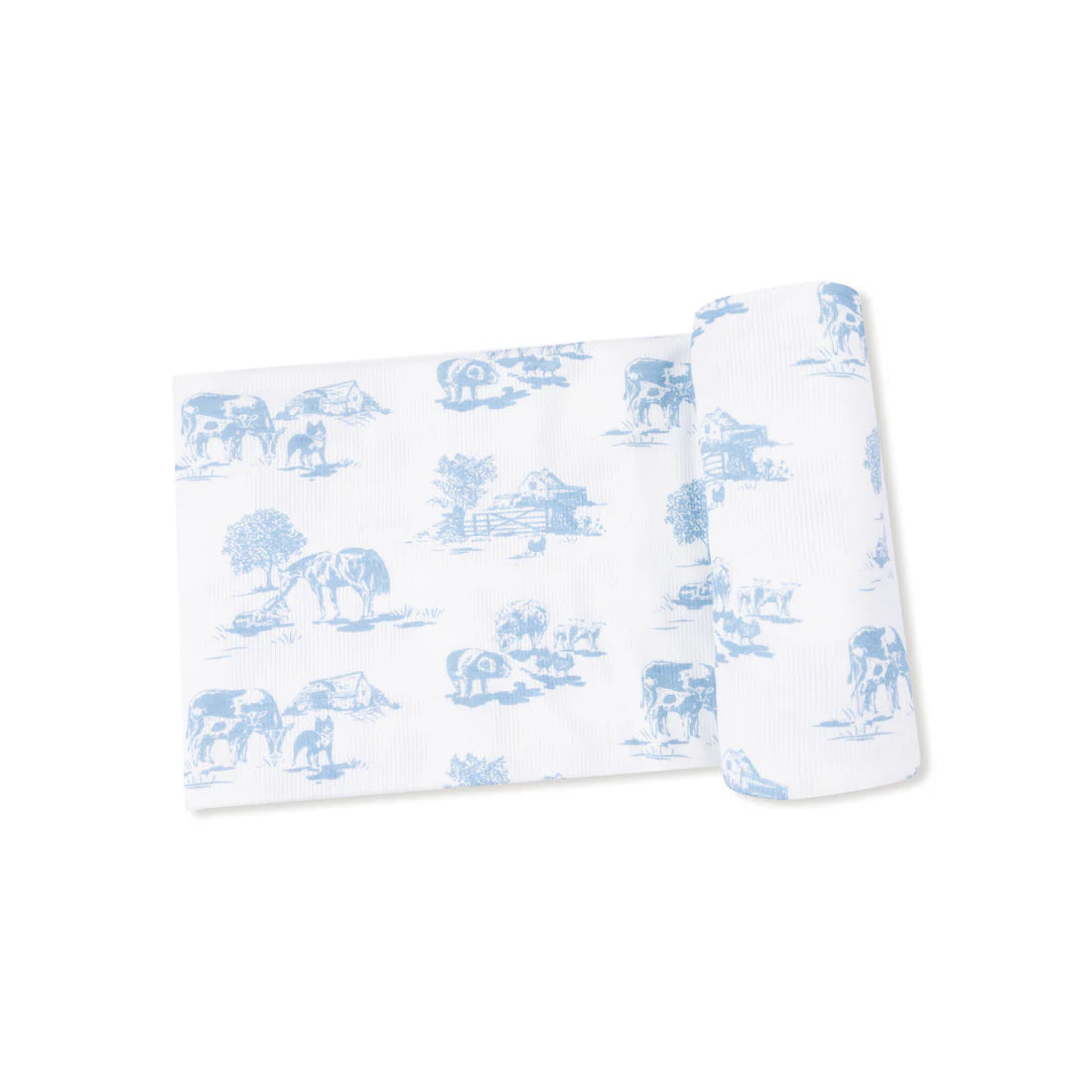 Farm Toile- Swaddle Blanket