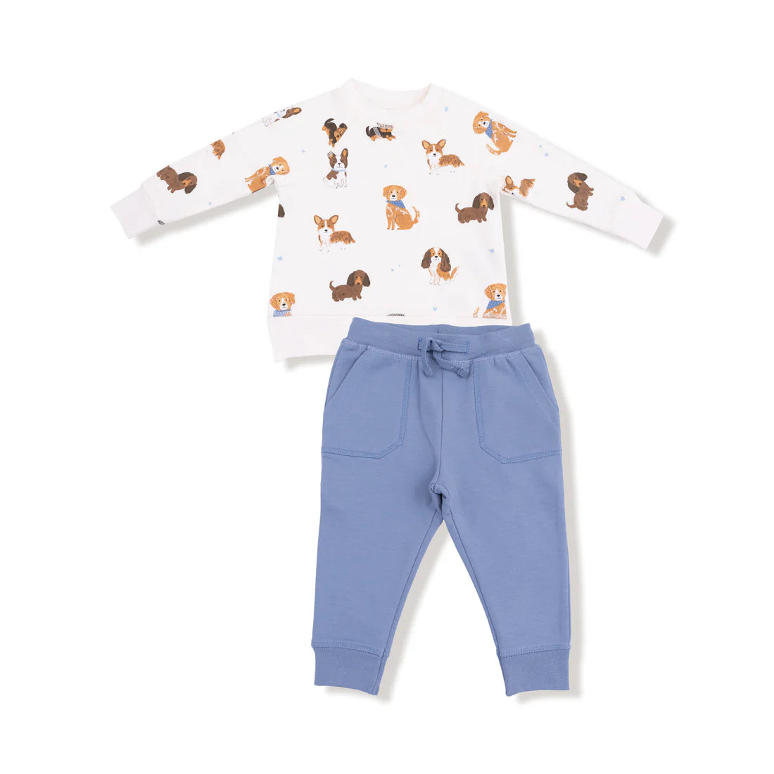 Best Friend Dogs- Raglan Sweatshirt + Jogger Set