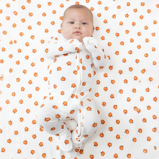 Little Pumpkins- 2 Way Zipper Footie
