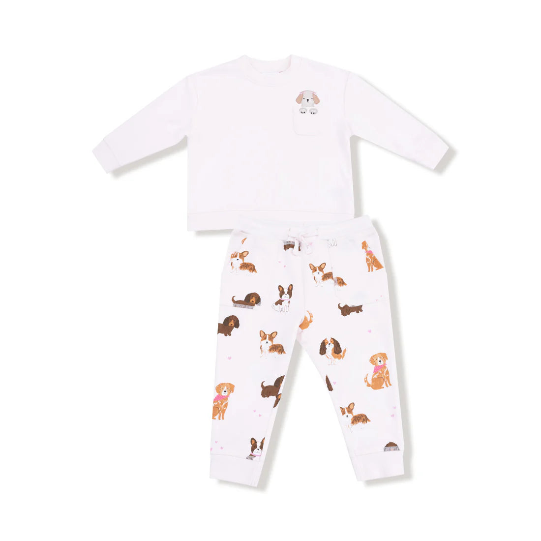 Best Friend Dogs- Drop Sleeve Sweatshirt and Jogger
