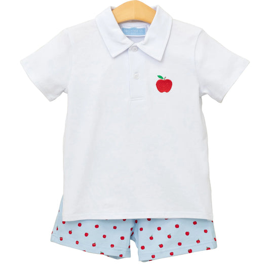 Apple Polo Short Set