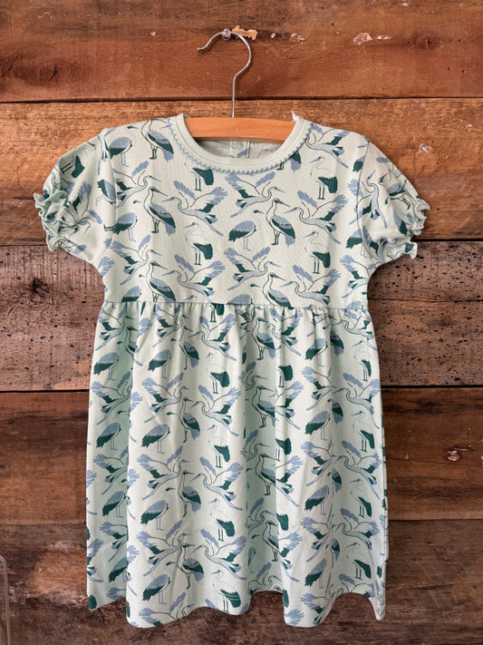 SS Playtime Dress- Stork Study