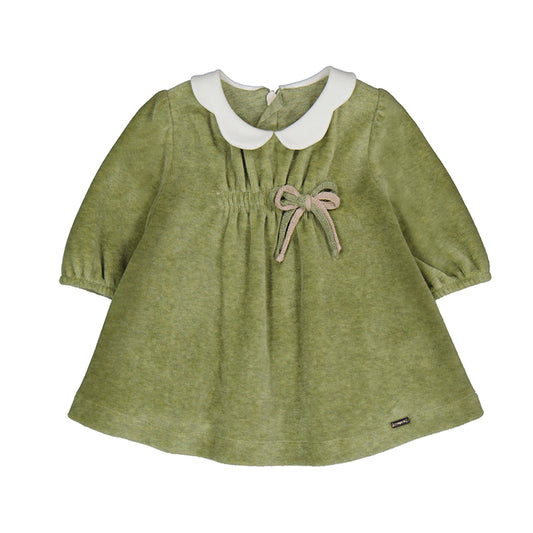 Green Velour Dress