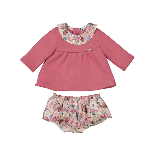 Plush short set