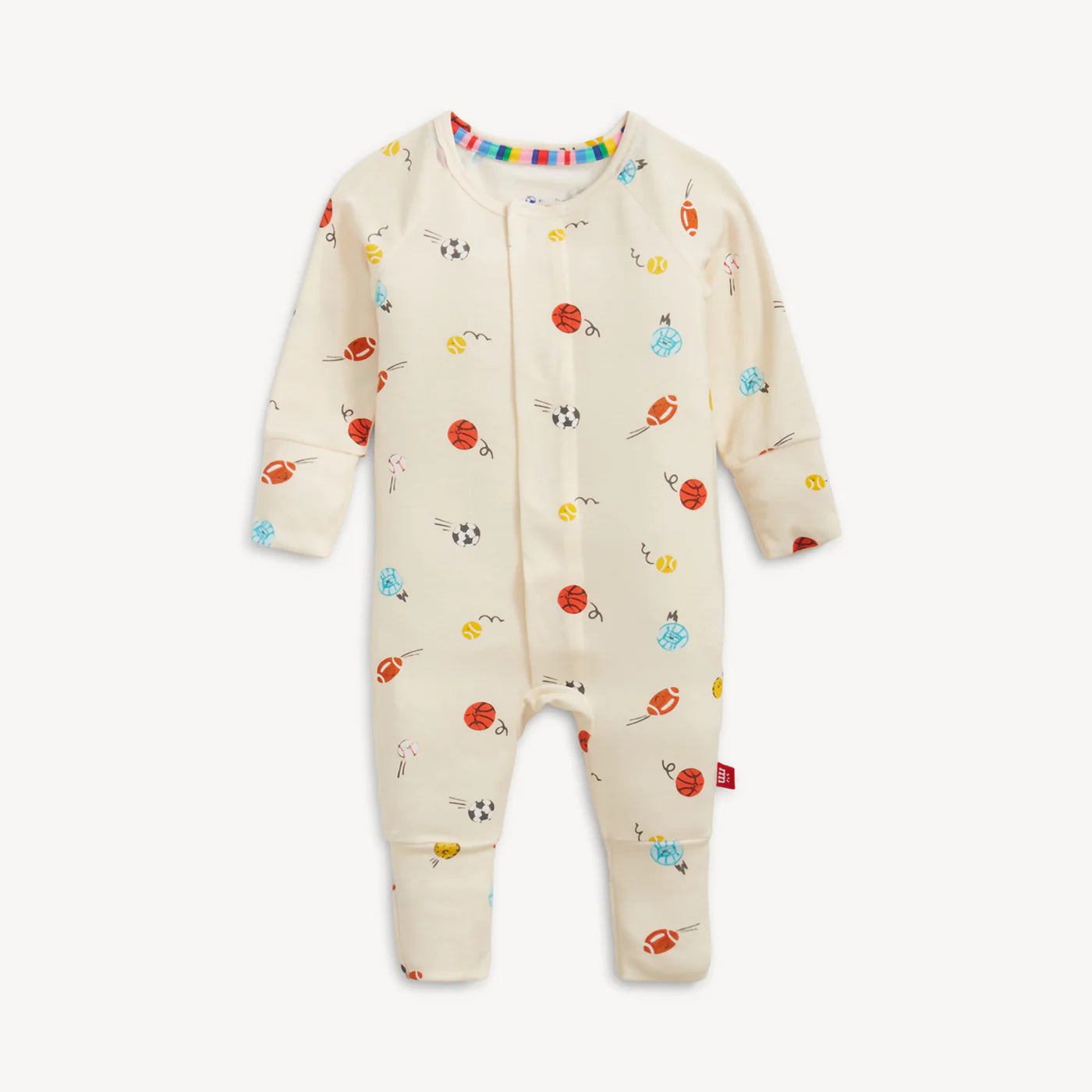Little Baller Magnetic Me Coverall Sleeper