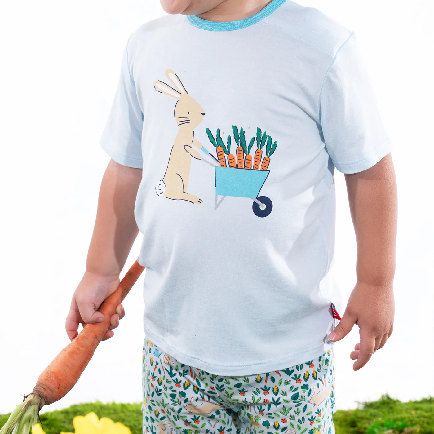 Magnetic Me Bunny Garden Short Set