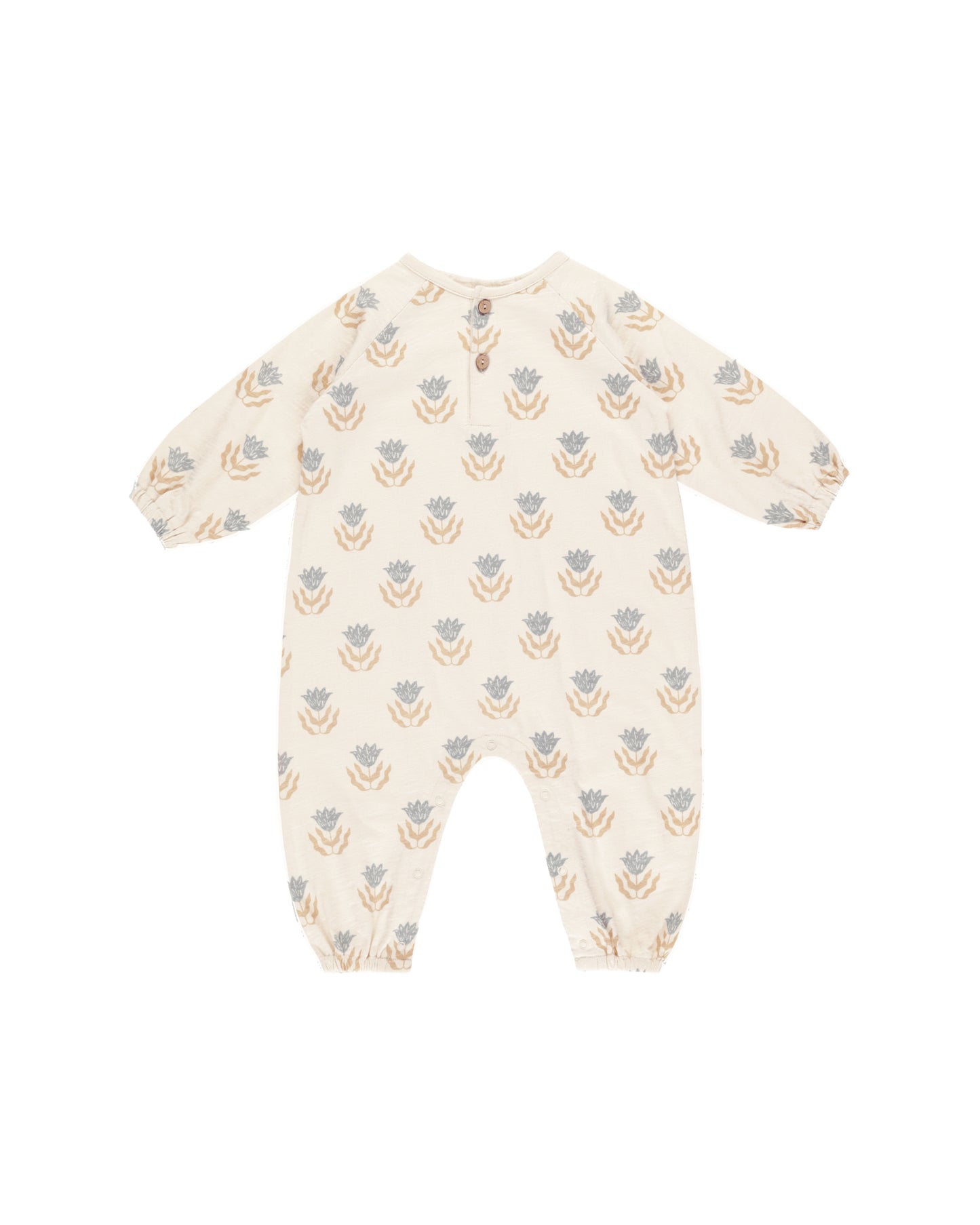 Henley Jumpsuit- Flora