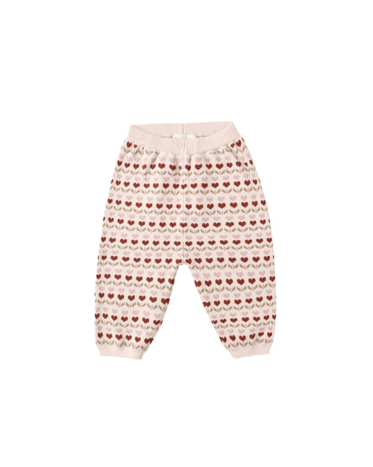 Knit Pant || Ruby Hearts