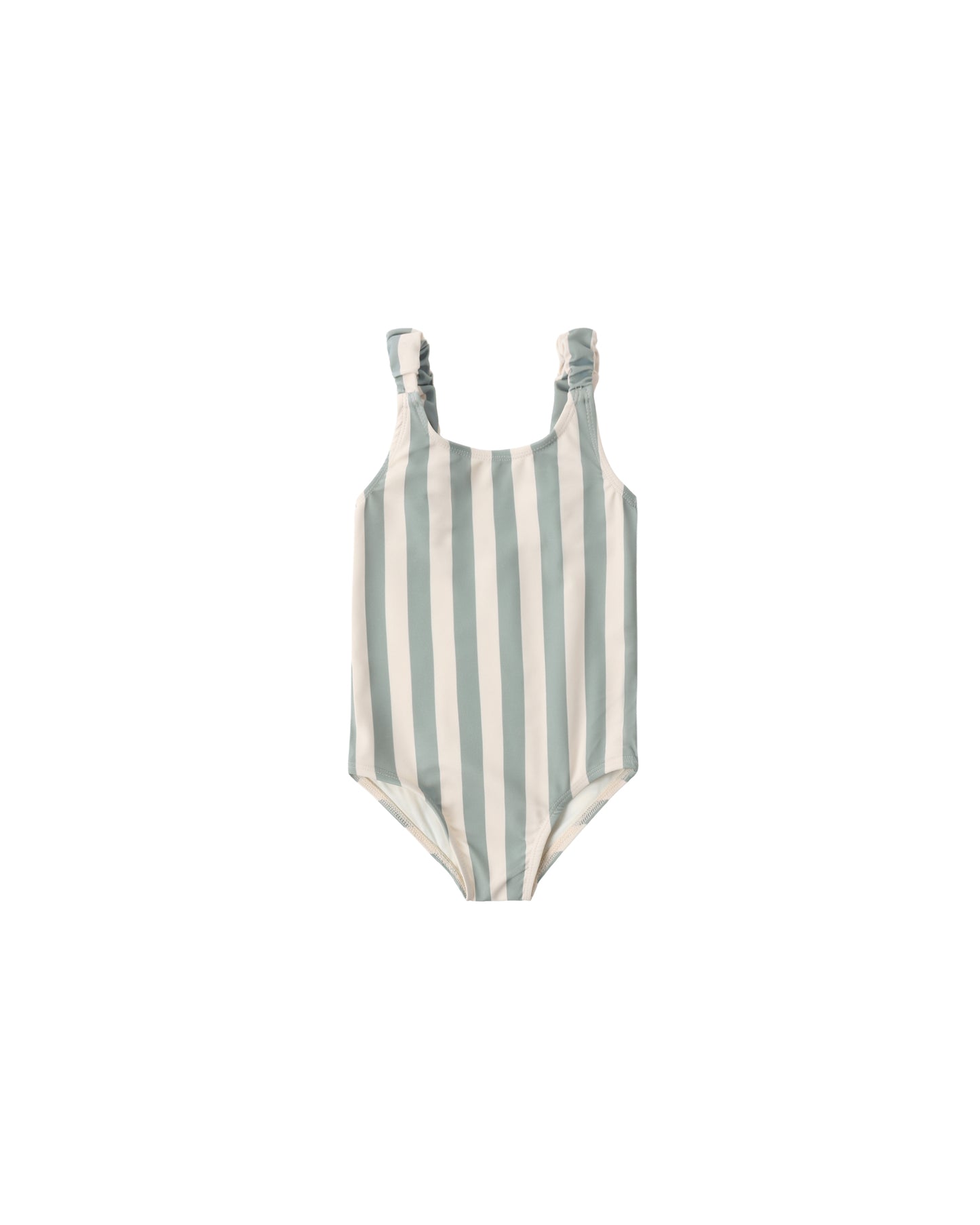 Scrunch One-Piece || Green Stripe