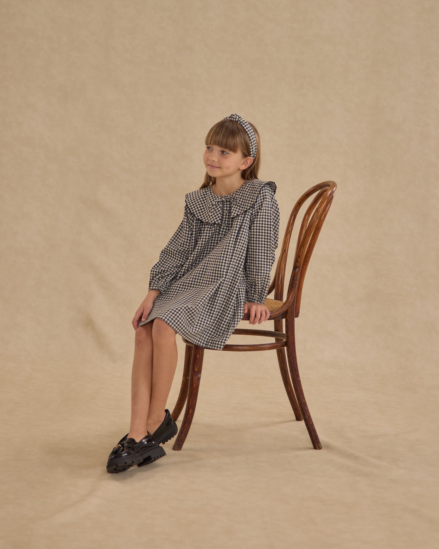 Mini Dress || Black Gingham