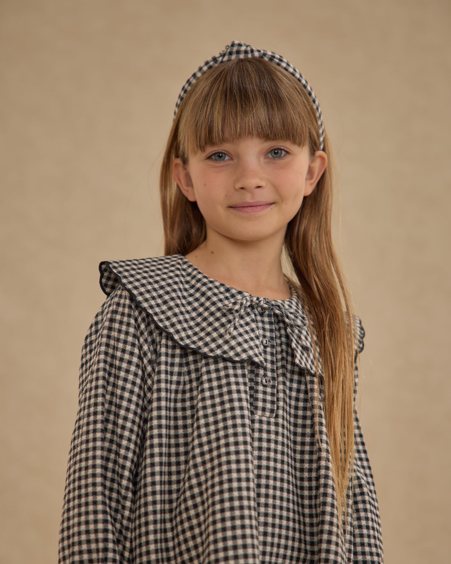 Mini Dress || Black Gingham