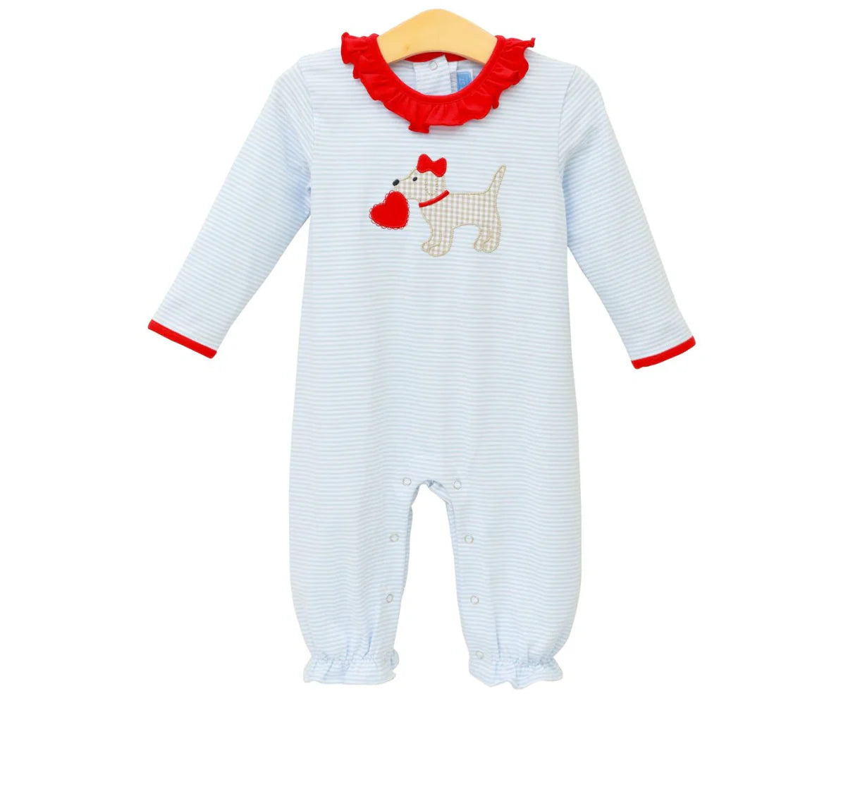 Puppy Love Ruffle Romper