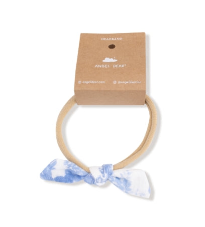 Dream Cottage Floral Blue - Bow With Nylon Headband
