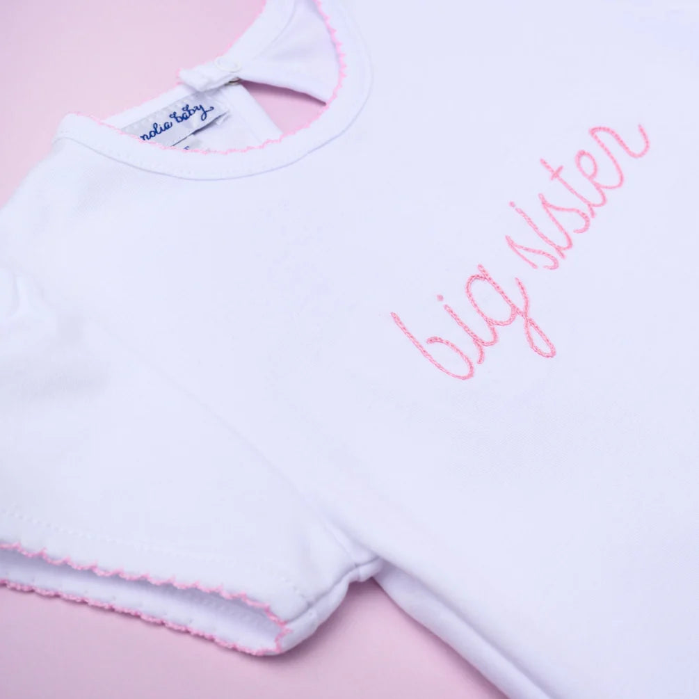 Big Sister Embroidered T-Shirt