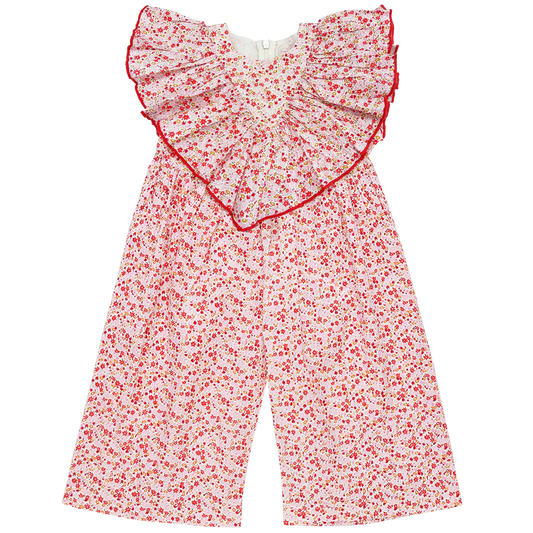 Girls Raphaela Jumper - Pink Mini Ditsy