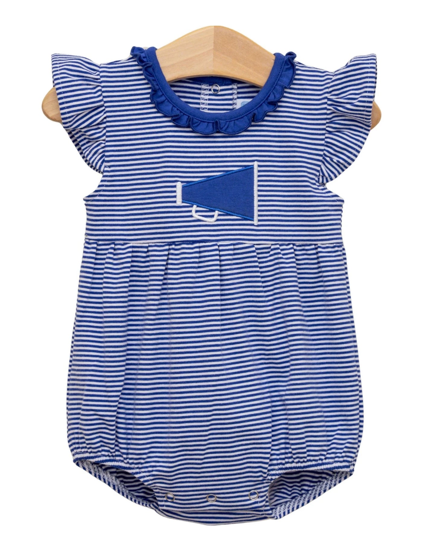 Megaphone Ruffle Bubble- Royal Blue