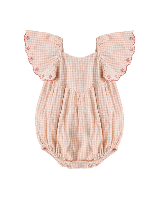 Roxy Romper | Petal Gingham